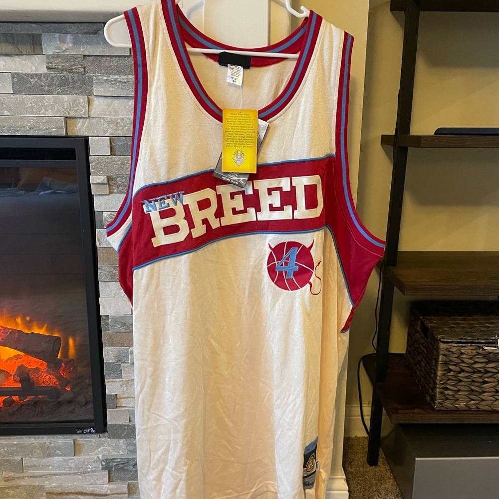 VINTAGE New Breed #4 Basketball Jersey - Stall and Dean